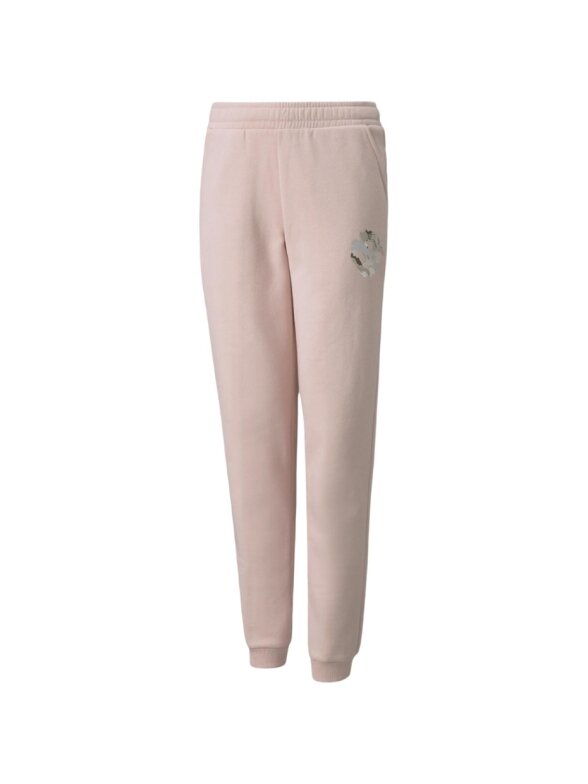 Puma Alpha Sweatpants FL vaikiškos kelnės, rožinės 589235 36 Puma Alpha Sweatpants FL vaikiškos kelnės, rožinės 589235 36