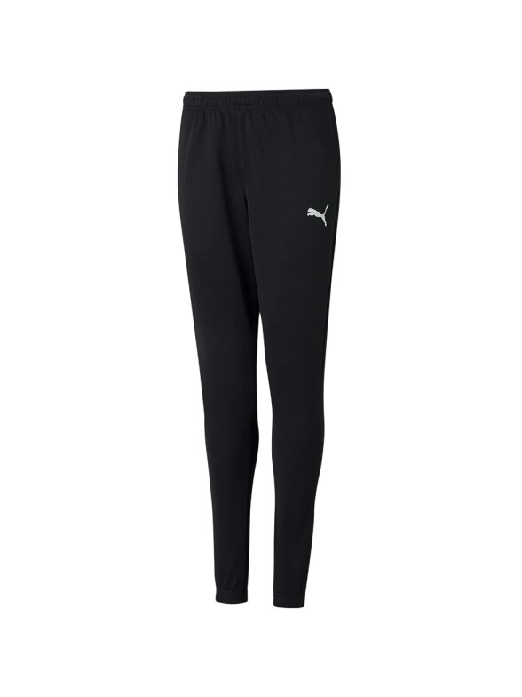 Puma teamRISE Poly Training Pants Jr vaikiškos kelnės juodos 657391 03 Puma teamRISE Poly Training Pants Jr vaikiškos kelnės juodos 657391 03