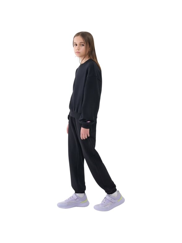 4F Kelnės merginoms CAS F0950 tamsiai juoda 4 4F Kelnės merginoms CAS F0950 tamsiai juoda 4