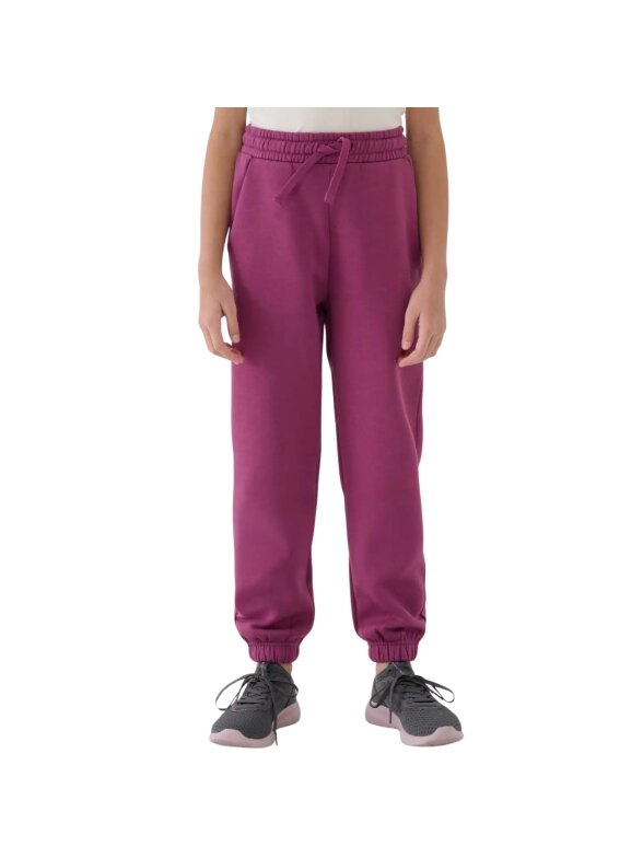 4F Kelnės mergaitėms CAS F1249 tamsiai violetinės 4FJWAW25TTROF1249 50S