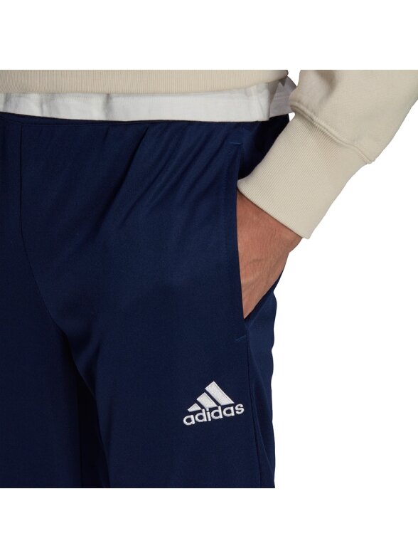 Vyriškos Adidas Entrada 22 treninginės kelnės, tamsiai mėlynos HC0333 2