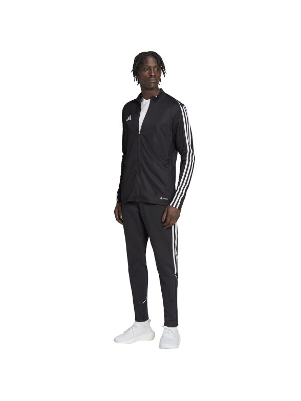 Vyriškos Adidas Tiro 23 League Sweat Tracksuit sportinis kostiumas, juodos HS3611 Vyriškos Adidas Tiro 23 League Sweat Tracksuit sportinis kostiumas, juodos HS3611