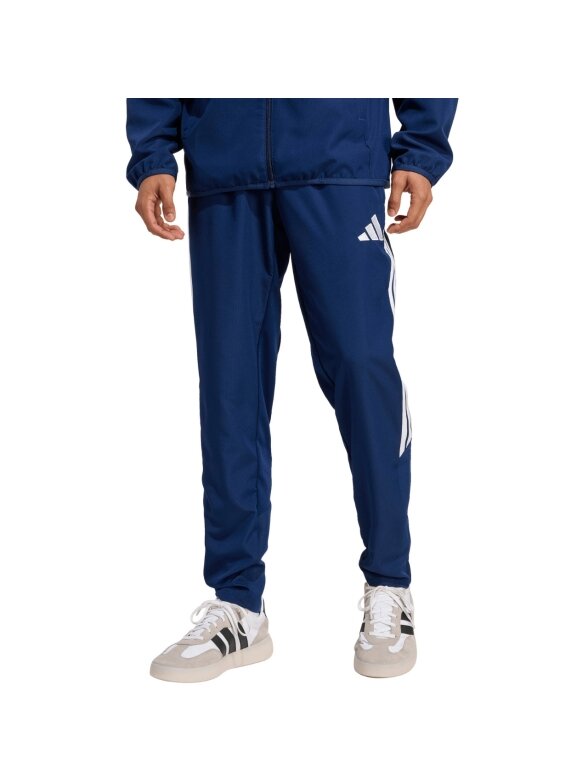 Adidas Tiro 26 League Presentation vyriškos kelnės tamsiai mėlynos JZ9045 Adidas Tiro 26 League Presentation vyriškos kelnės tamsiai mėlynos JZ9045
