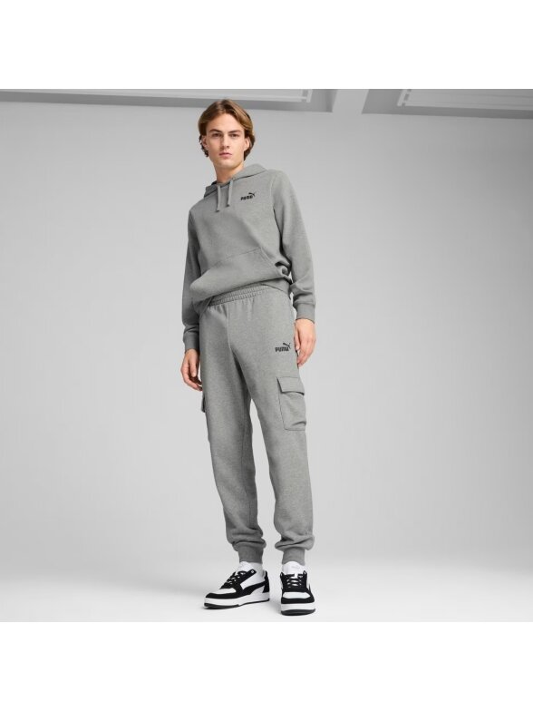 Puma ESS No.1 Logo Cargo Pants FL vyrams pilkos 682660 03 2 Puma ESS No.1 Logo Cargo Pants FL vyrams pilkos 682660 03 2