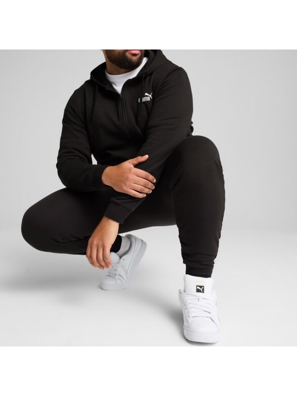 Puma Ess No.1 Logo Slim vyriškos juodos kelnės 682644 01 5