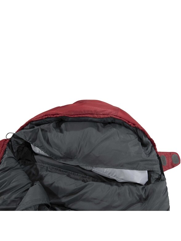 High Peak Redwood miegmaišis 3 L 230x85x55 cm bordo-pilka 23092 2