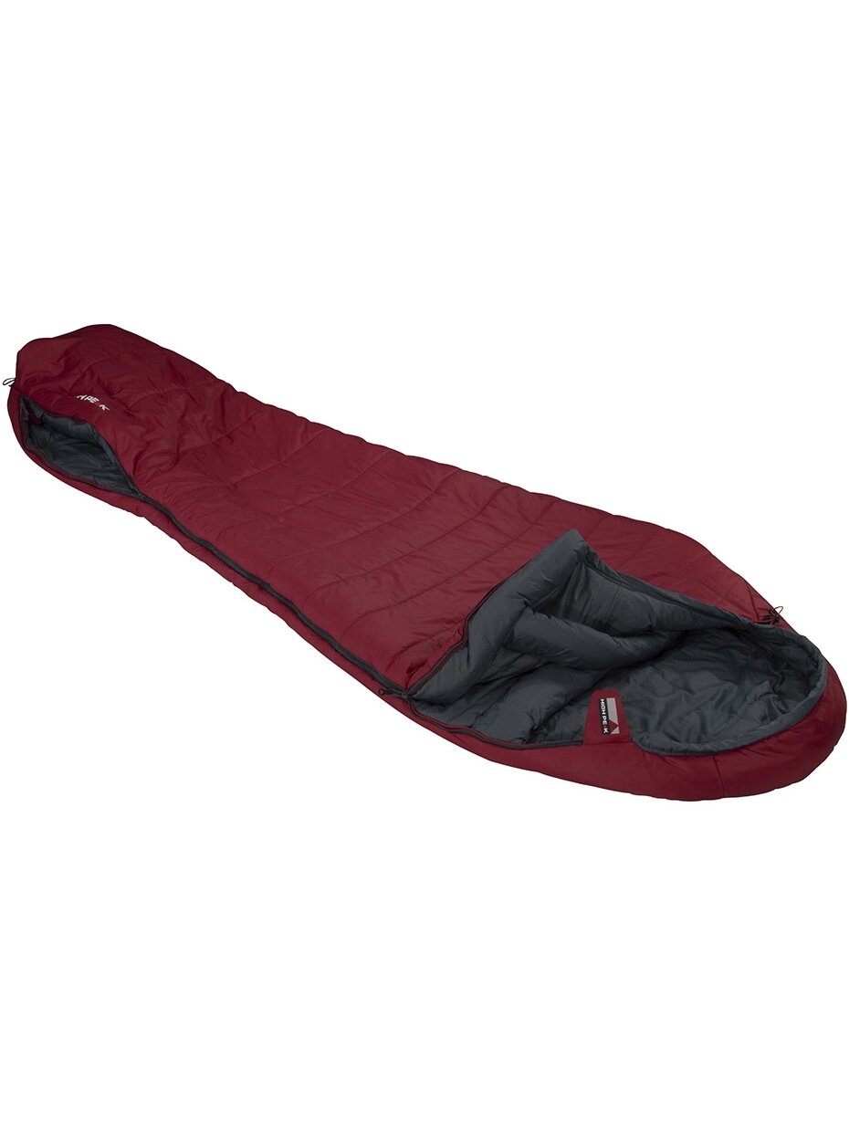 High Peak Hyperion 1M miegmaišis 210x80x50 cm bordo-pilka 23363 1