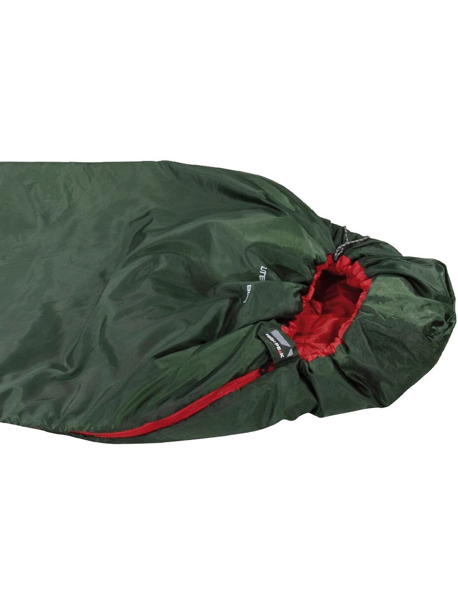 High Peak Lite Pak 800 miegmaišis 210x75x50 cm žaliai raudona 23260 2