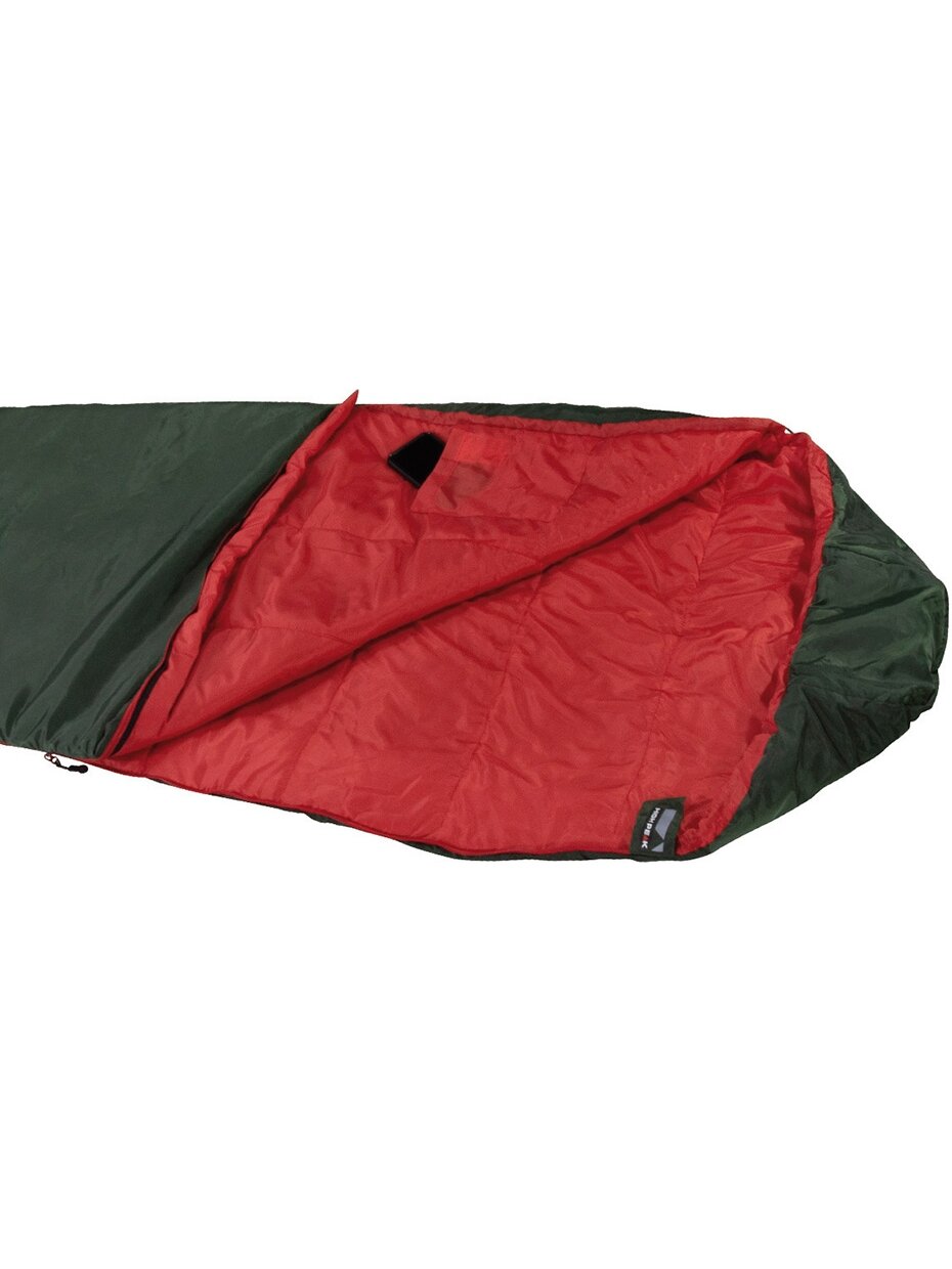 High Peak Lite Pak 800 miegmaišis 210x75x50 cm žaliai raudona 23260 3