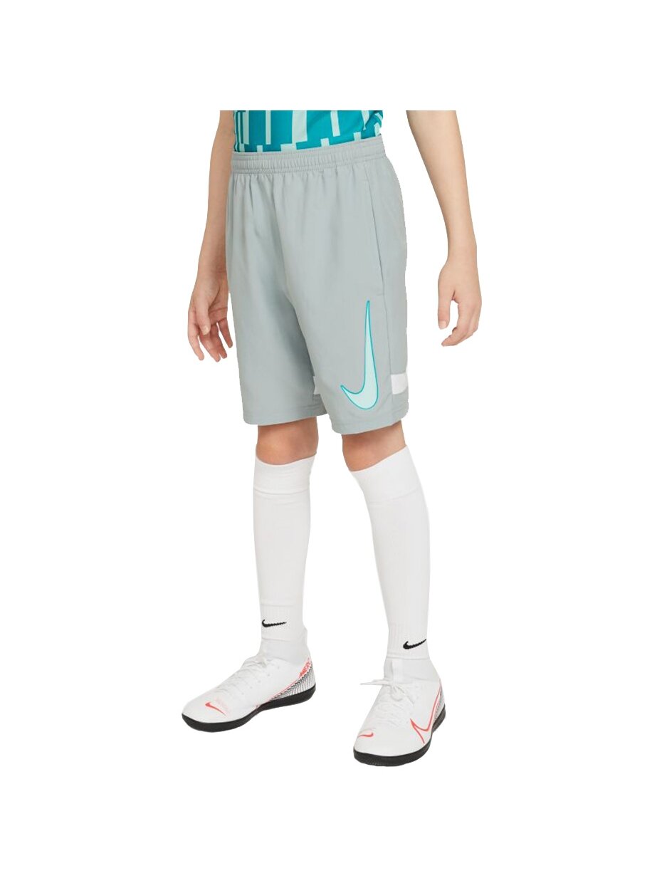 Nike NK Df Academy Shrt Wp Gx vaikiški šortai pilki CV1469 019 4 Nike NK Df Academy Shrt Wp Gx vaikiški šortai pilki CV1469 019 4
