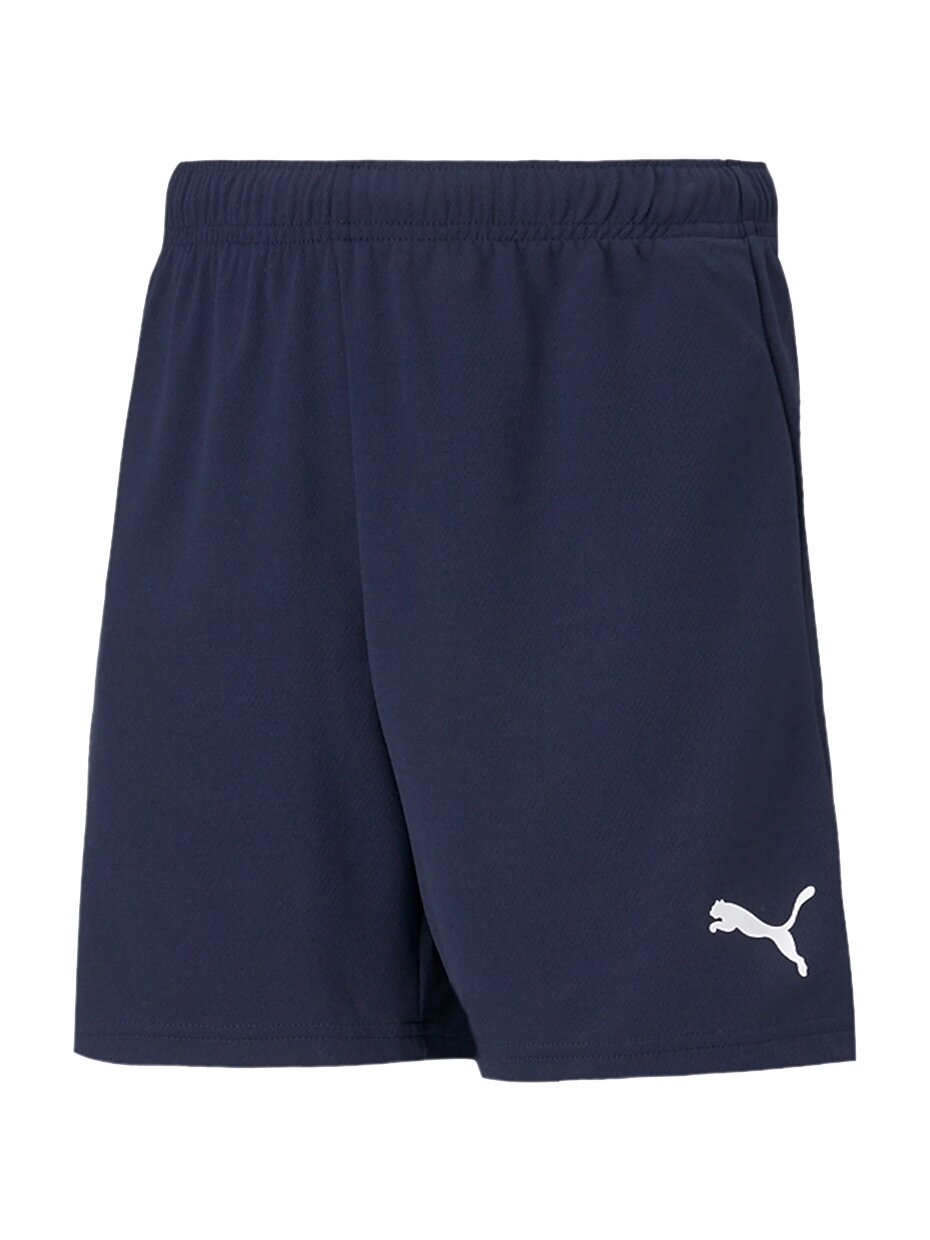 Puma teamRISE Short Jr vaikiški šortai, tamsiai mėlyni 704943 06 Puma teamRISE Short Jr vaikiški šortai, tamsiai mėlyni 704943 06