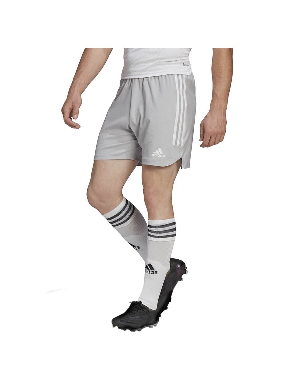 Adidas Condivo 22 Match Day vyriški šortai, pilki HA3504 1 Adidas Condivo 22 Match Day vyriški šortai, pilki HA3504 1