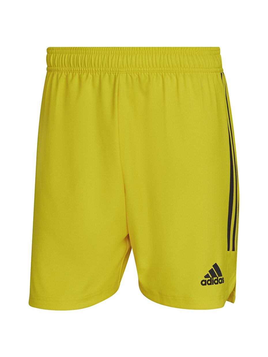 Adidas Condivo 22 Match Day vyriški šortai, geltoni ir juodi HA3511