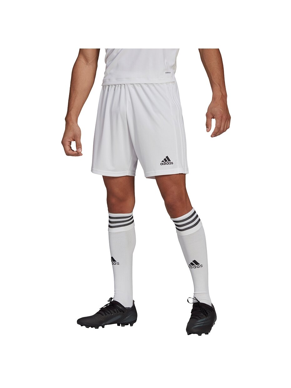 Adidas Squadra 21 Trumpi vyriški šortai, balti GN5774 1 Adidas Squadra 21 Trumpi vyriški šortai, balti GN5774 1