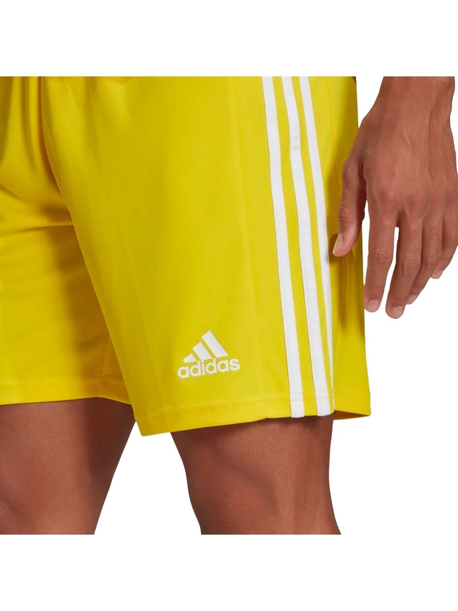 Adidas Squadra 21 Trumpi vyriški šortai, geltoni GN5772 2 Adidas Squadra 21 Trumpi vyriški šortai, geltoni GN5772 2