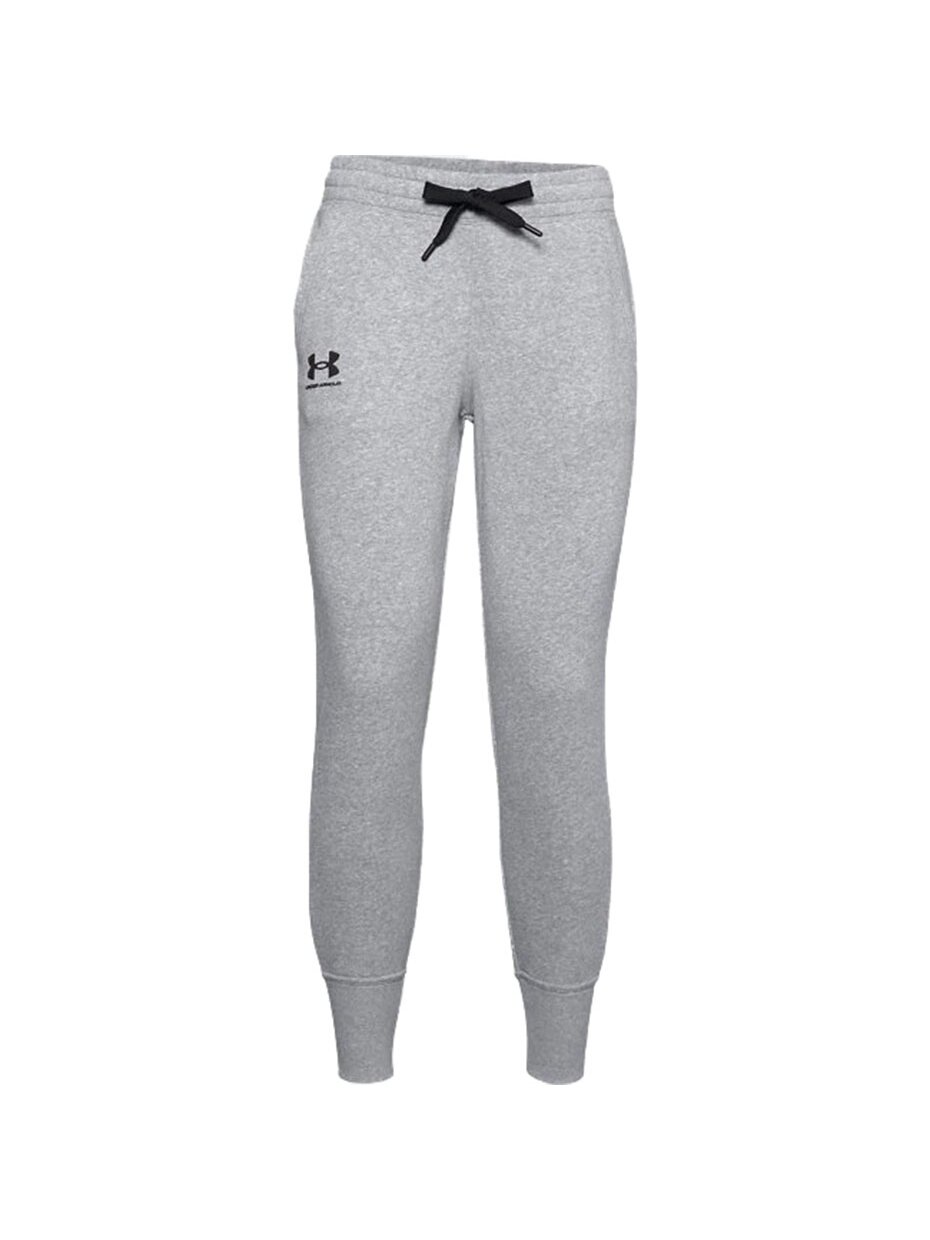 Under Armour Rival Fleece moteriškos kelnės, pilkos spalvos 1356416 035 Under Armour Rival Fleece moteriškos kelnės, pilkos spalvos 1356416 035