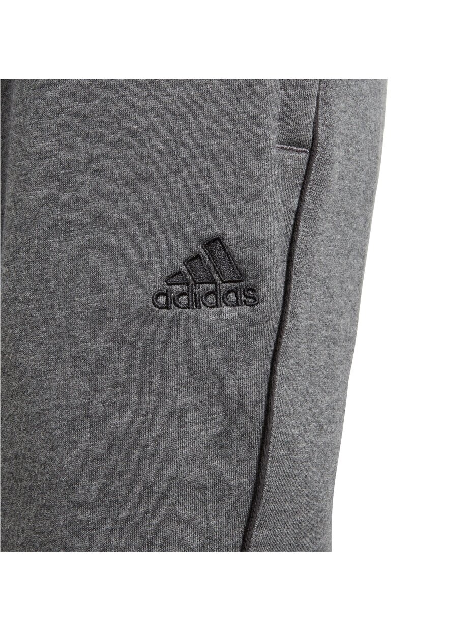 Adidas Core 18 Sweat JUNIOR vaikiškos kelnės, pilkos CV3957 1 Adidas Core 18 Sweat JUNIOR vaikiškos kelnės, pilkos CV3957 1