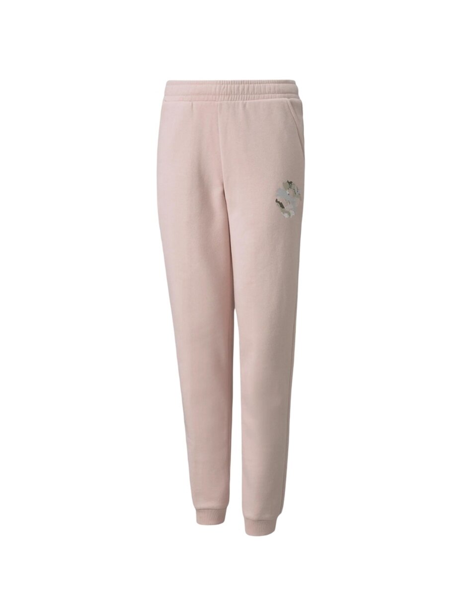 Puma Alpha Sweatpants FL vaikiškos kelnės, rožinės 589235 36 Puma Alpha Sweatpants FL vaikiškos kelnės, rožinės 589235 36