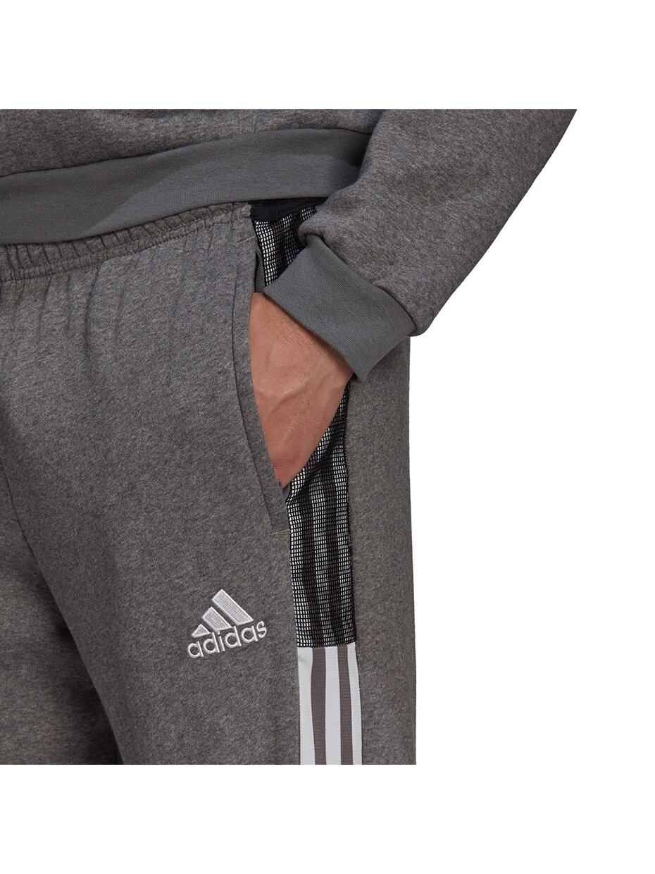 Adidas Tiro 21 Sweat vyriškos kelnės, pilkos GP8802 Adidas Tiro 21 Sweat vyriškos kelnės, pilkos GP8802