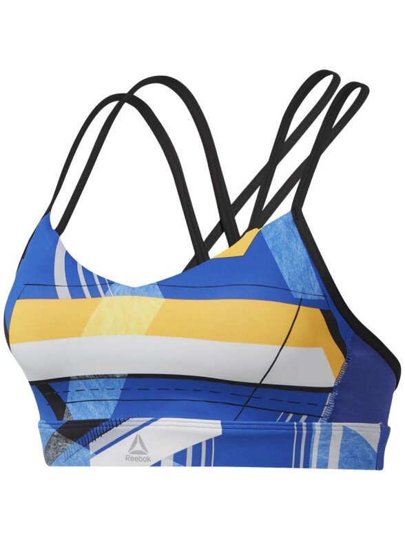 Reebok Hero Strappy Padded Liemenėlė VortaStripe DU4097 sportinė liemenėlė Reebok Hero Strappy Padded Liemenėlė VortaStripe DU4097 sportinė liemenėlė