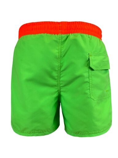 Crowell Fluo maudymosi šortai, 2 spalva, neoninė žalia ir oranžinė