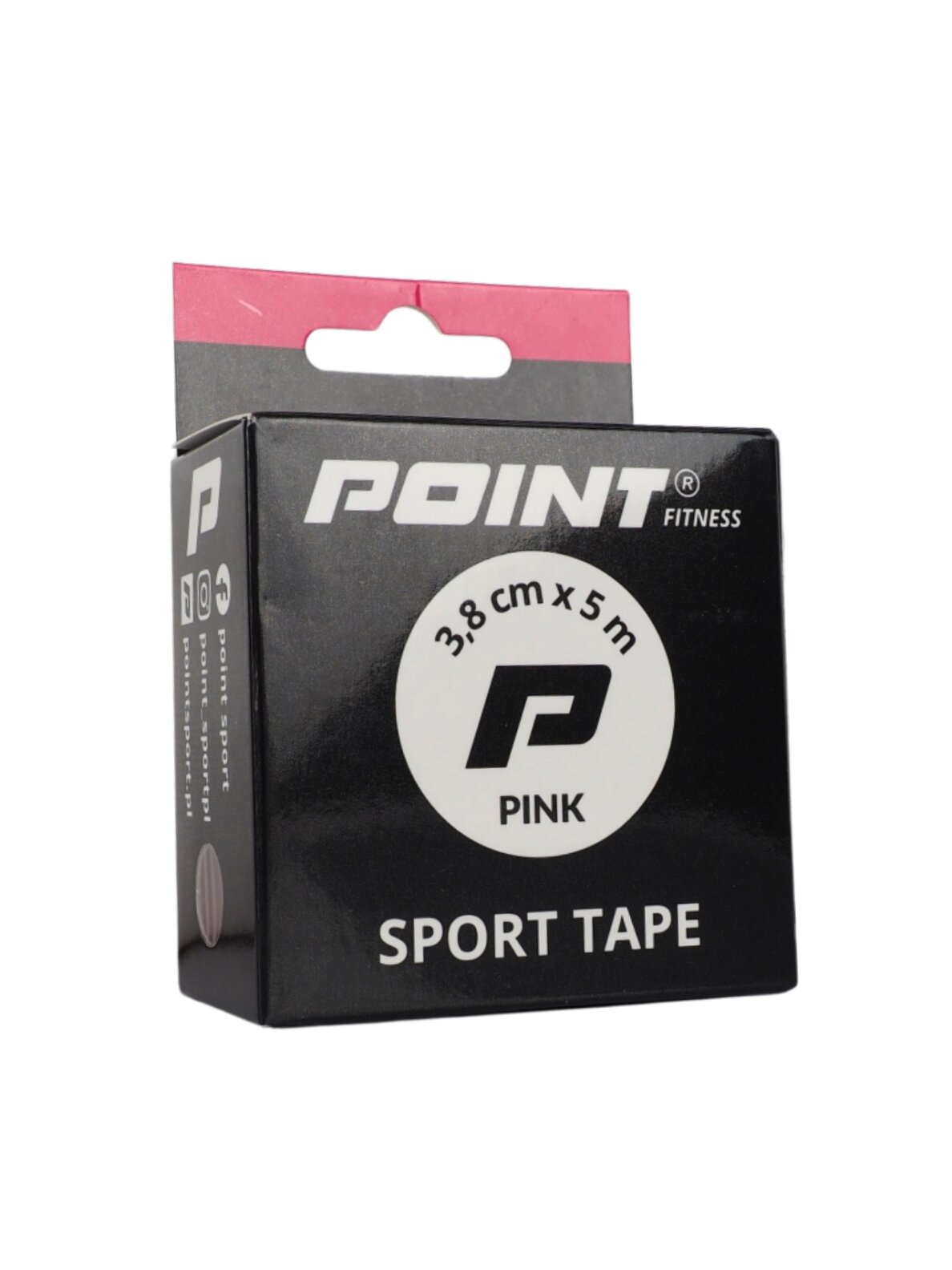 Point Tape sportinis tvarstis, 3,8 cm x 5 m, rožinis 1 Point Tape sportinis tvarstis, 3,8 cm x 5 m, rožinis 1