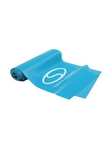 Treniruočių elastinė juosta Smj 0,40 mm 150x15 cm vidutinė mėlyna EX040
