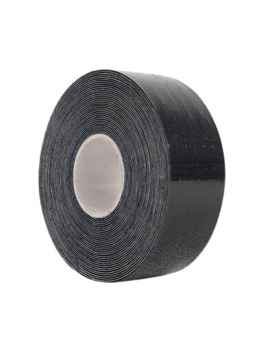 Point Tape sportinis tvarstis, 2,5 cm x 5 m, juodas Point Tape sportinis tvarstis, 2,5 cm x 5 m, juodas