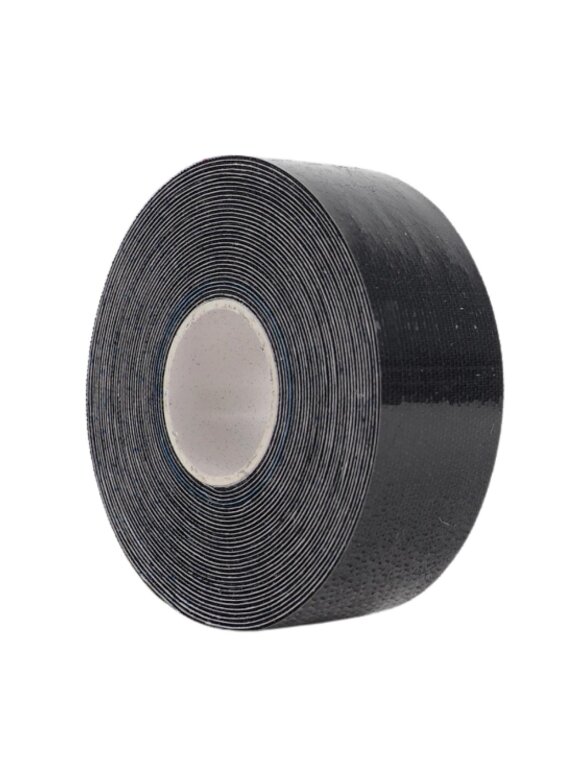 Point Tape sportinis tvarstis, 2,5 cm x 5 m, juodas Point Tape sportinis tvarstis, 2,5 cm x 5 m, juodas