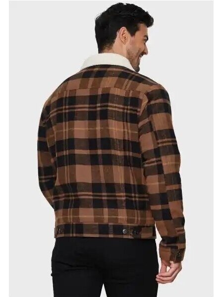 Threadbare languotas švarkas vyrams TBMD02874G Rudas / Juodas 2 Threadbare languotas švarkas vyrams TBMD02874G Rudas / Juodas 2