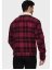 Threadbare languotas švarkas vyrams TBMD02874F Bordo / Juodas