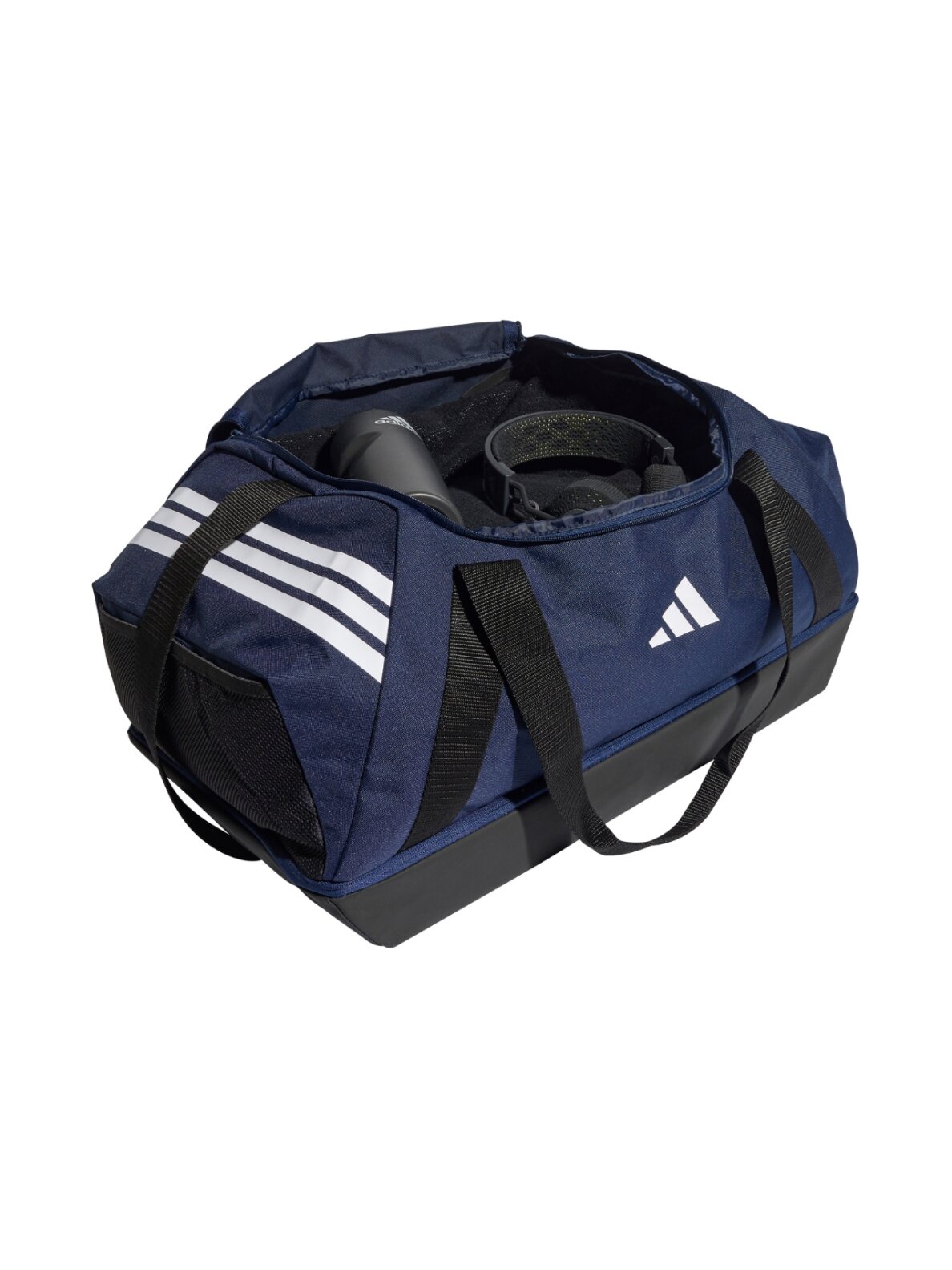 Adidas Tiro Duffle Medium sportinė krepšys su apatine skyriumi, tamsiai mėlyna 3
