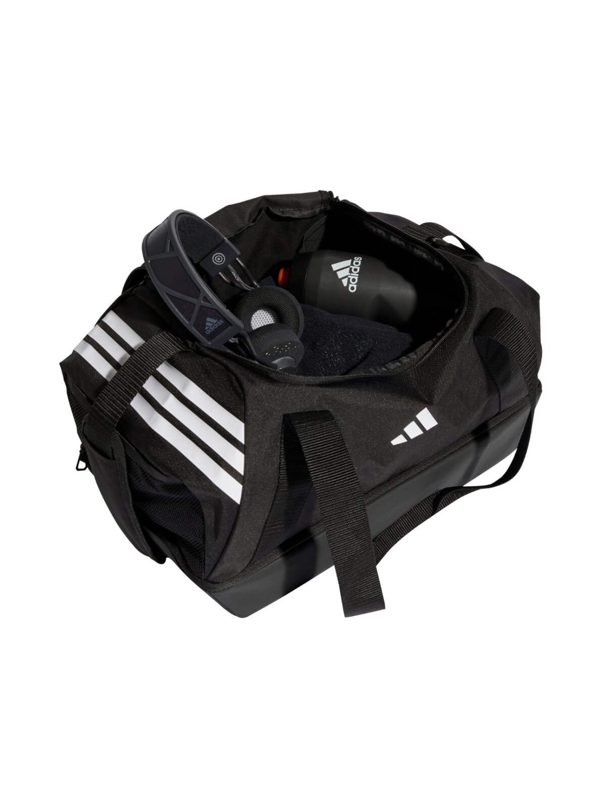 Adidas Tiro Duffle Small With Bottom Compartment spортinė krepšys juoda JY7939 3 Adidas Tiro Duffle Small With Bottom Compartment spортinė krepšys juoda JY7939 3
