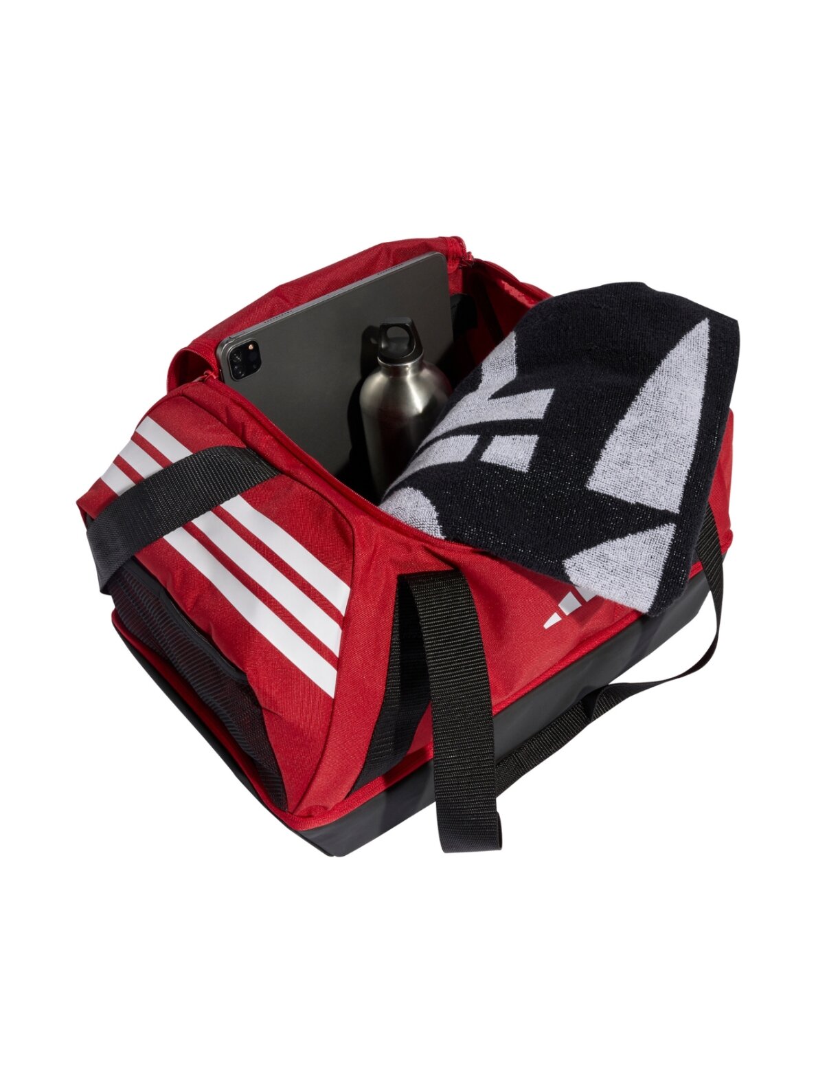 adidas Tiro Duffle Small With Bottom Compartment sportinė krepšys raudona JY7964 3 adidas Tiro Duffle Small With Bottom Compartment sportinė krepšys raudona JY7964 3