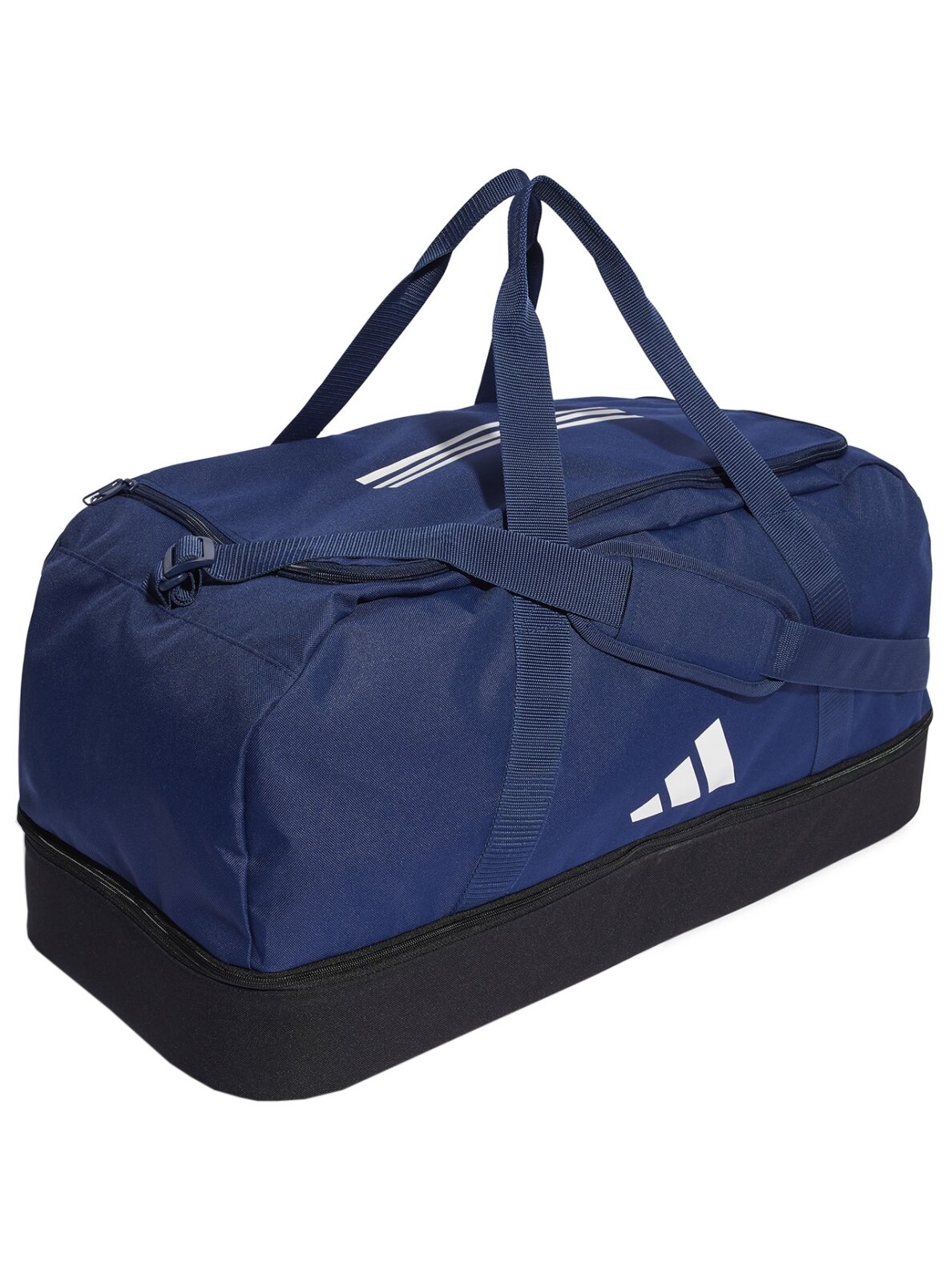 Adidas Tiro League Duffel Didelis krepšys, tamsiai mėlynas IB8652 2 Adidas Tiro League Duffel Didelis krepšys, tamsiai mėlynas IB8652 2
