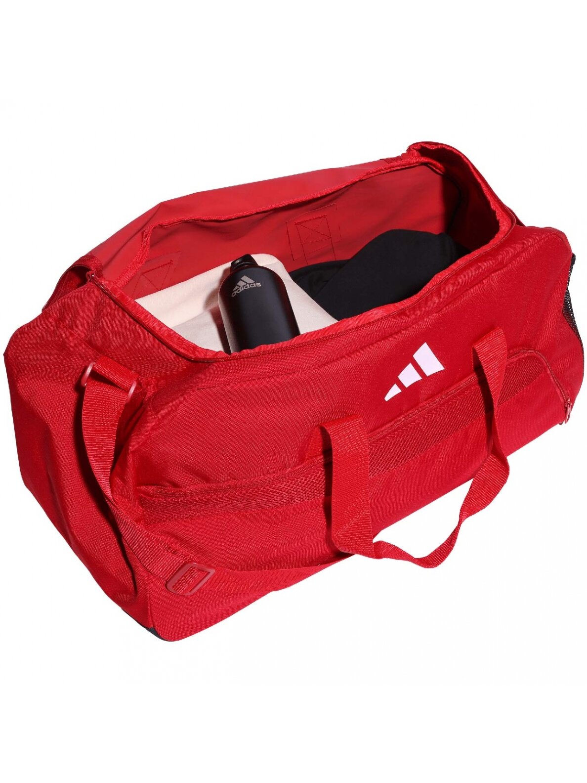 Krepšys adidas Tiro League Duffel Medium raudonas IB8658 3 Krepšys adidas Tiro League Duffel Medium raudonas IB8658 3