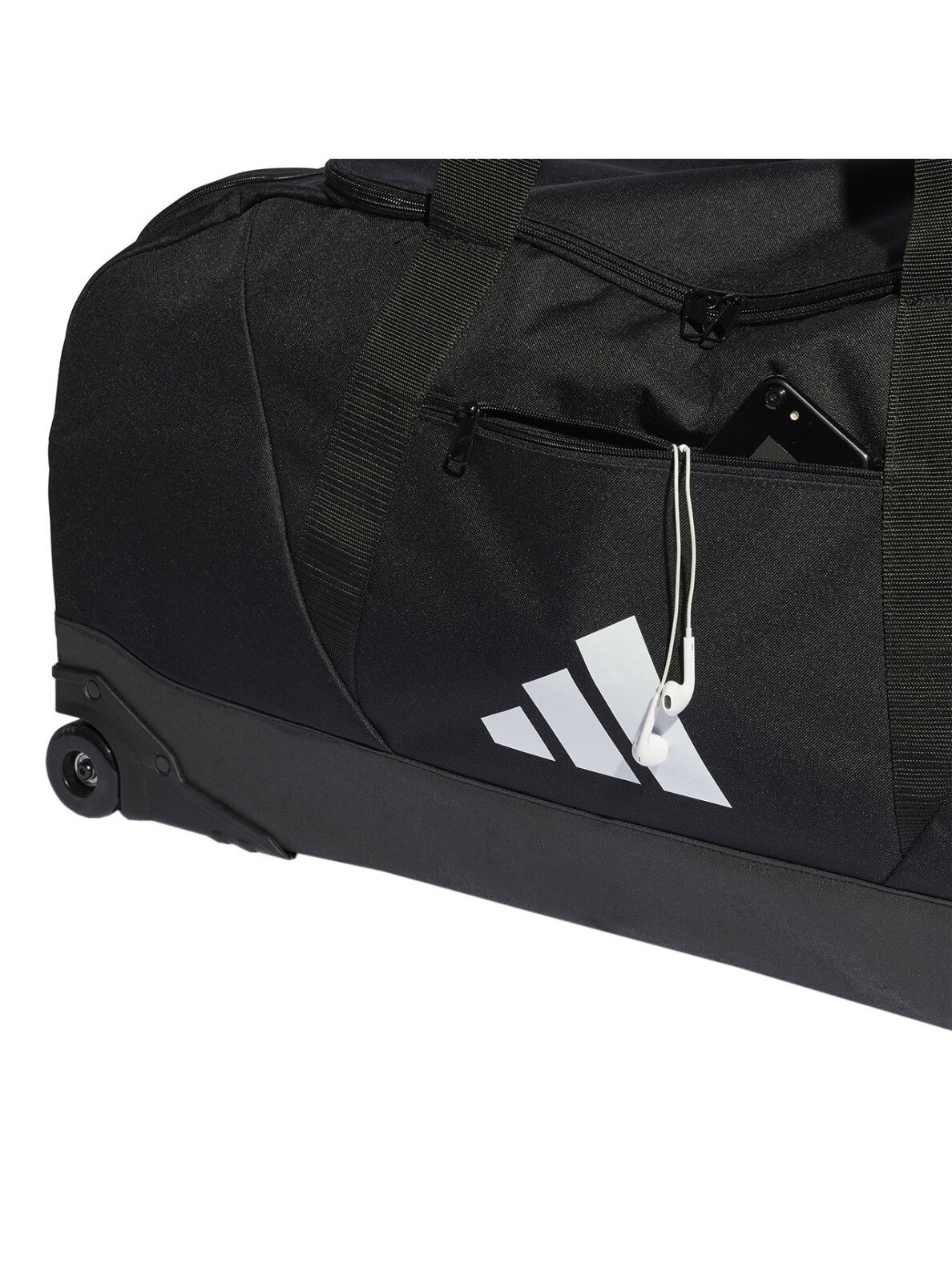 Adidas Tiro League Trolley Team XL krepšys su ratukais juodas HS9756 5 Adidas Tiro League Trolley Team XL krepšys su ratukais juodas HS9756 5