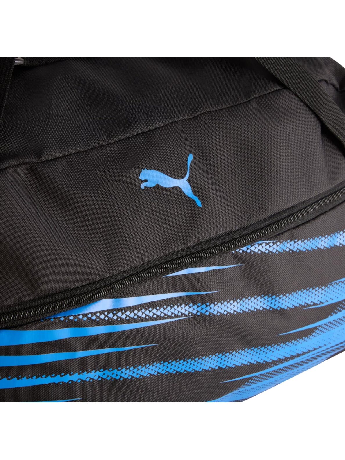 Puma Attacanto Sports Bag M sportinė krepšys juoda-mėlyna 2 Puma Attacanto Sports Bag M sportinė krepšys juoda-mėlyna 2