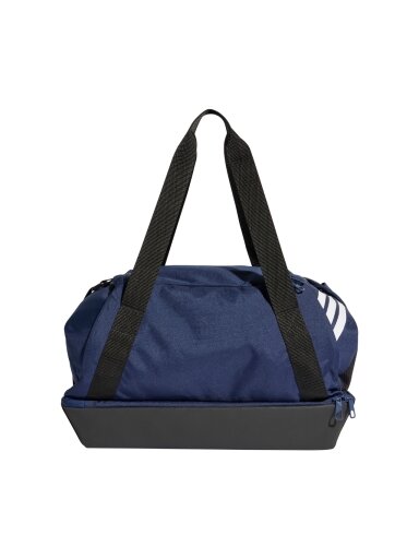Adidas Tiro Duffle Small sportinė krepšis su apatine pertvara, tamsiai mėlyna Adidas Tiro Duffle Small sportinė krepšis su apatine pertvara, tamsiai mėlyna