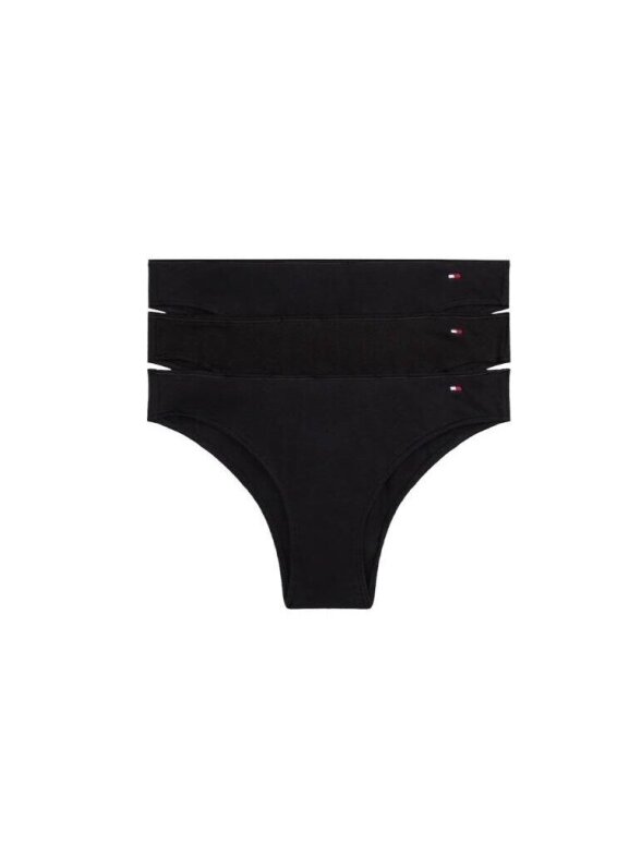 Tommy Hilfiger apatiniai moterims 3vnt. 00196 juodi Tommy Hilfiger apatiniai moterims 3vnt. 00196 juodi