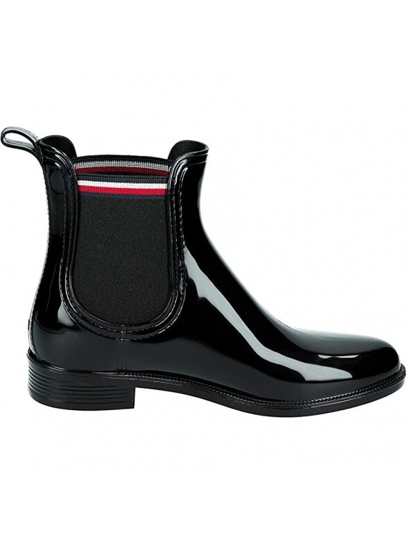 „Tommy Hilfiger“ juodi moteriški batai nuo lietaus 2