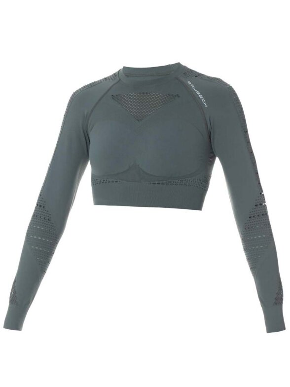Brubeck GYM moteriškas topas, žalias LC10020