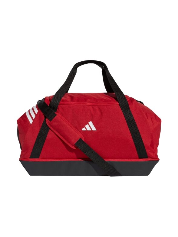 Adidas Tiro Duffle Large sporto krepšys su apatine pertvara raudonas JY7950