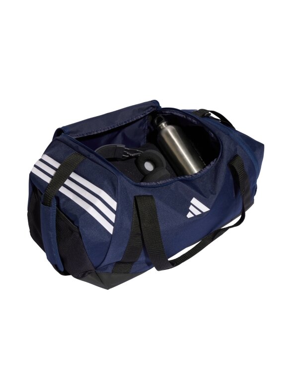 Adidas Tiro Duffle Medium krepšys tamsiai mėlynas KD4243 3 Adidas Tiro Duffle Medium krepšys tamsiai mėlynas KD4243 3