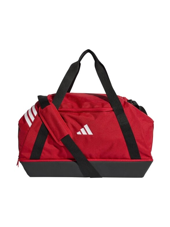Adidas Tiro Duffle Medium sportinė krepšys su apatine pertvara raudona JY7953 Adidas Tiro Duffle Medium sportinė krepšys su apatine pertvara raudona JY7953