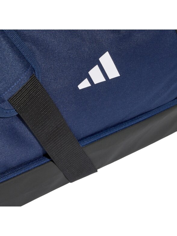 Adidas Tiro Duffle Medium sportinė krepšys su apatine skyriumi, tamsiai mėlyna 5