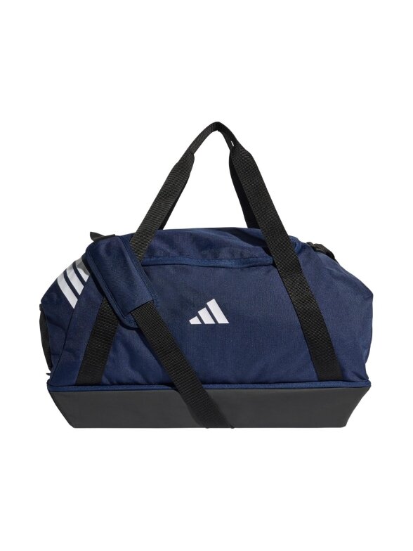 Adidas Tiro Duffle Medium sportinė krepšys su apatine skyriumi, tamsiai mėlyna