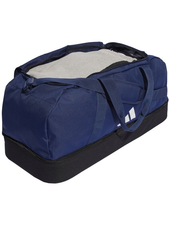 Adidas Tiro League Duffel Didelis krepšys, tamsiai mėlynas IB8652 3 Adidas Tiro League Duffel Didelis krepšys, tamsiai mėlynas IB8652 3