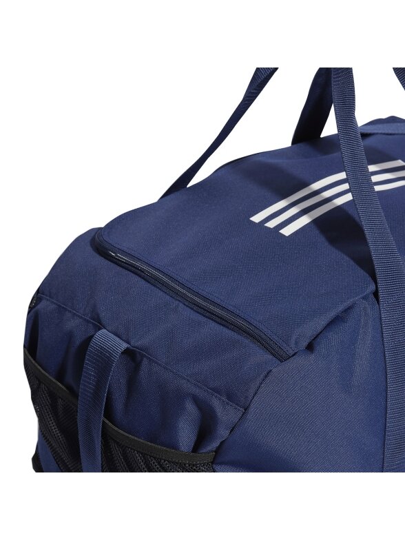 Adidas Tiro League Duffel Didelis krepšys, tamsiai mėlynas IB8652 4 Adidas Tiro League Duffel Didelis krepšys, tamsiai mėlynas IB8652 4