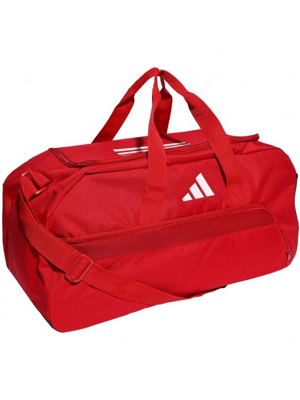 Krepšys adidas Tiro League Duffel Medium raudonas IB8658 2 Krepšys adidas Tiro League Duffel Medium raudonas IB8658 2
